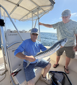 Storms brewing, but the deep sea light tackle adventure continues!
