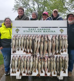 Had a great time fishing Lake Erie for Walleye with our new friends from Wisconsin!  