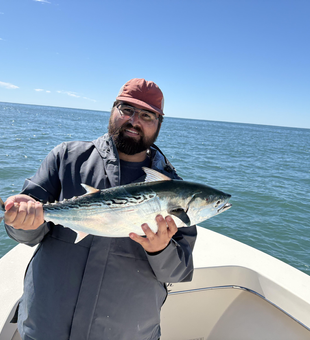 Nice Little Tunny caught using deep sea jigging at Cape Pointe Marina today!