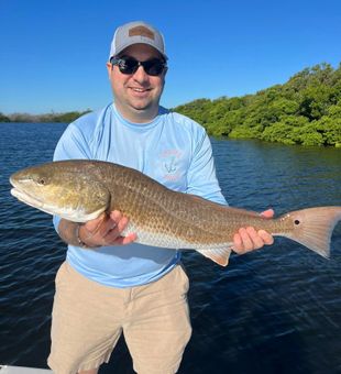 Big Redfish for this happy Tarpon Springs angler