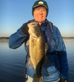 Catching a Bass will warm ya up real quick!