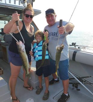 Walleye Action on Lake Erie