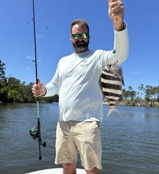 Port St. Joe inshore fishing is all about sight casting redfish and working grass flats for aggressive speckled trout.