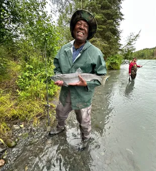 Fresh Kenai sockeye salmon makes for perfect fishing success!