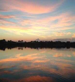 Beautiful scenery in Lake Ida, Florida!