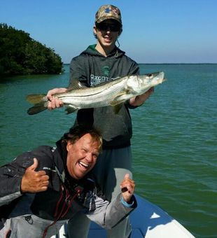 Snook biting in Key Largo FL!