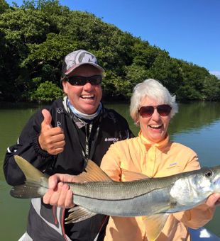 Everybody enjoys catching snook in Florida!