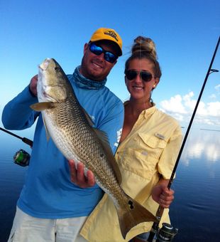 Beautiful redfish hooked in FL!