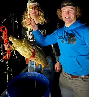Carp Fish from Lake Huron in Michigan