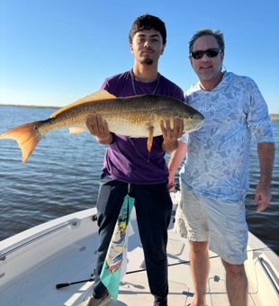 Huge Louisiana Redfish on the Line