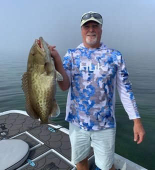 Hooked up with a Hudson Grouper.