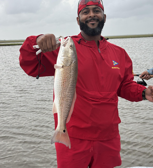 Trophy Matagorda redfish makes for an unforgettable day!