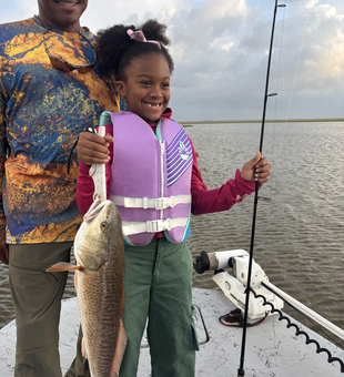 Matagorda redfish making the day complete!