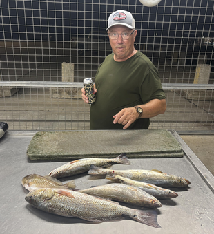 Fresh redfish ready for cleaning after an exciting day on the water!