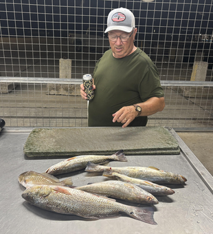Two nice redfish ready for cleaning after an exciting day on the water!