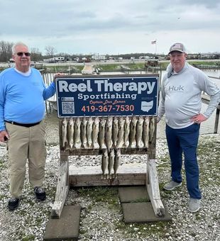 Curtice, Ohio anglers hitting Lake Erie—fast action and productive waters.