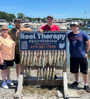 Lake Erie OH walleye catch today!