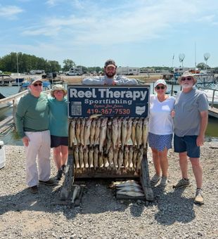 Successful fishing charter brings home impressive catch in Oregon OH!