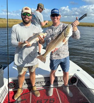 NOLA Inshore Fishing Excitement - redfish