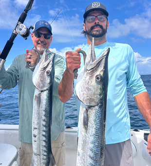 Double great barracuda from Port Orange waters!