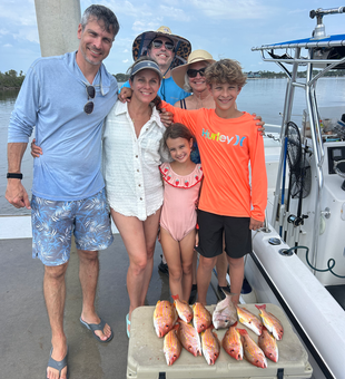 Fresh red snapper caught in Port Orange waters!