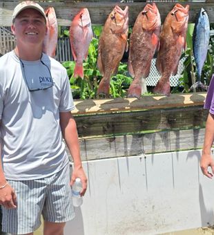 Loaded snapper and grouper catch!