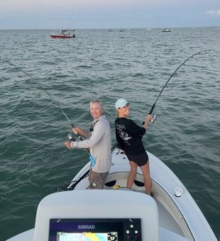 Double hookup action in Placida FL waters!