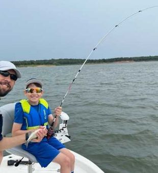 Hooked on Grapevine Lake's fishing paradise! 