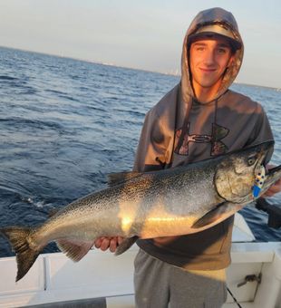Large King Salmon Catch  - Milwaukee, WI.
