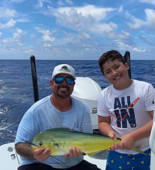Chase hard-fighting Mahi-Mahi in the blue waters off Key Largo for an unforgettable fishing adventure.