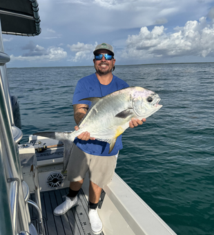 Nice permit caught using multiple techniques in Key Largo waters today!