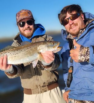 Big speckled trout and bigger smiles