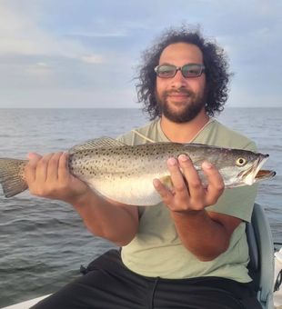 Sea trout  action off North Carolina
