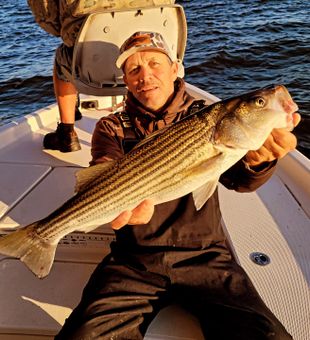 Just about time for a striper before the day ends