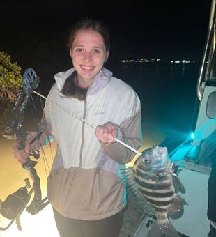 Night bow fishing - Marco Island, FL.