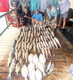 Outstanding black drum haul in Lafitte Louisiana!