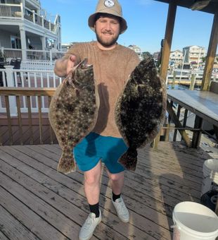 Double summer flounder success in Brigantine NJ!
