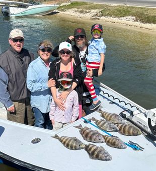 Pensacola sheepshead filling up the boat deck!