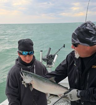 Proud Salmon Catch