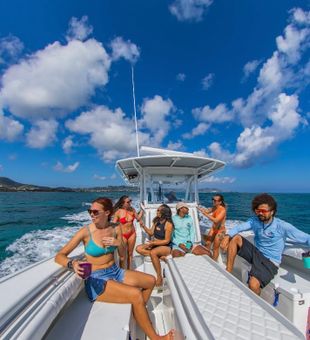 St. Croix boat day offshore fishing crew vibes