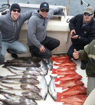 Ucluelet charters, epic catch