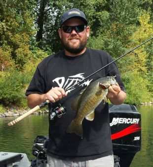 Solid smallmouth catch on the river!