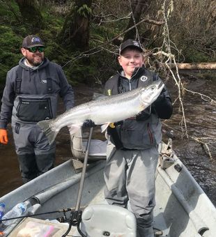 Beautiful rainbow trout from Aumsville Oregon waters!