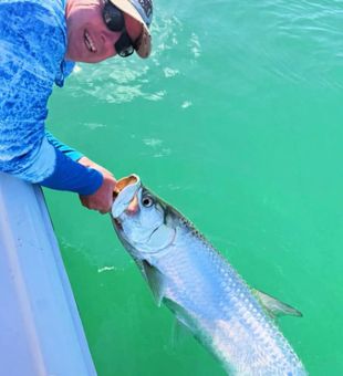 Jacksonville tarpon ready for release after epic fight!
