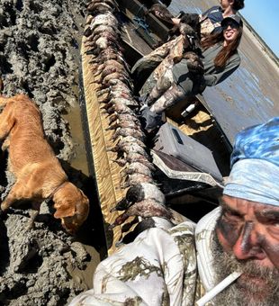 Successful Fowl hunting on the dirt in Texas