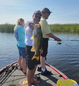 Great catch on Headwaters Lake Bass!