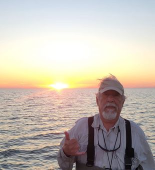 Sunset over Matagorda Bay