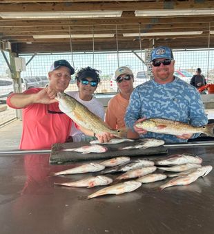 Trophy redfish caught in Matagorda Bay