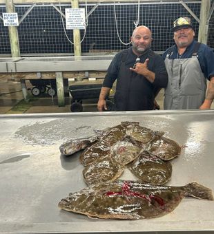 Flounder fishing in beautiful Matagorda Bay
