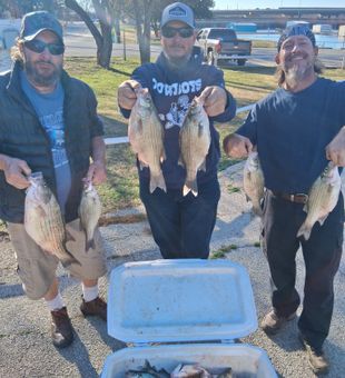 Freshwater fishing in Lake Lewisville brings the perfect mix of calm and excitement.